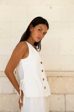 Heading South Vest Top White