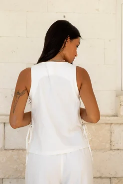 Heading South Vest Top White