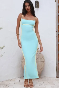 Heart Of Mine Maxi Dress Blue