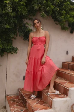 Heartbreaker Maxi Dress Red