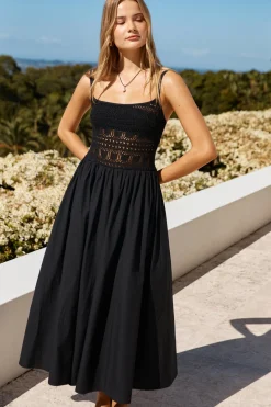 Heat Wave Maxi Dress Black