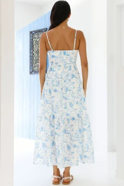 Hidden Lagoon Maxi Dress Blue