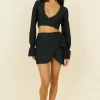 Holiday Feels Skirt Black