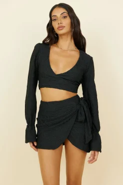 Holiday Feels Skirt Black