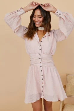 Idyllic Locations Dress Blush