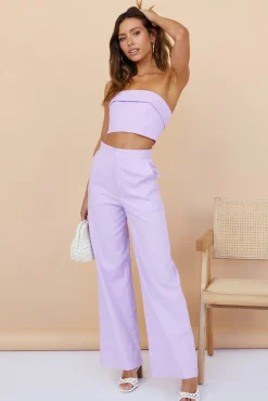In Hindsight Pants Purple