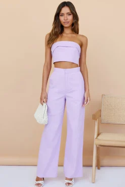In Hindsight Pants Purple