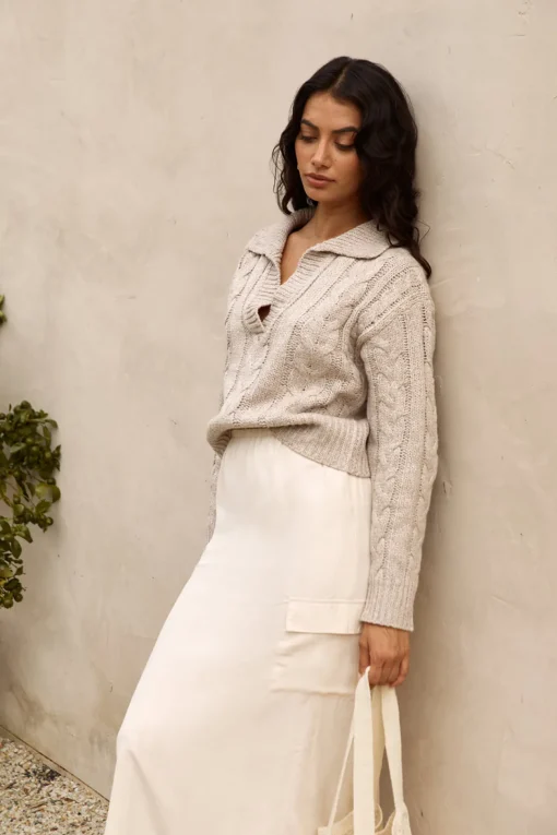 In The Alps Knit Brown