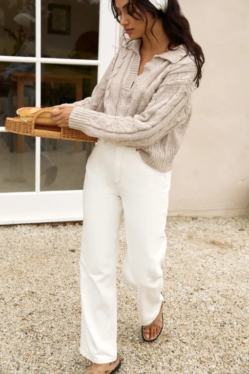 In The Alps Knit Brown