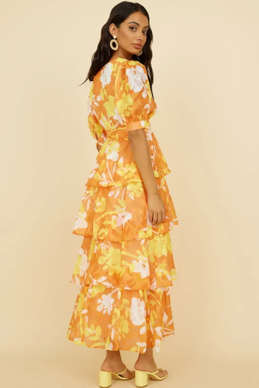 Inflorescence Maxi Dress Yellow