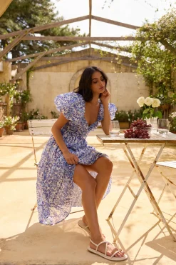 Ivy Rose Maxi Dress Blue