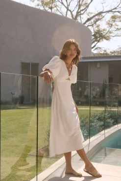 Jungle Adventure Maxi Dress White