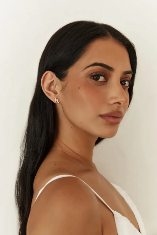 18K Gold Plated Autumn Leaves Earrings Gold