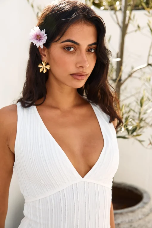18k Gold Plated Blossom Love Earrings Gold