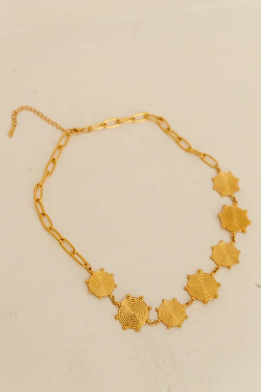 18k Gold Plated Gifted With Love Necklace Gold