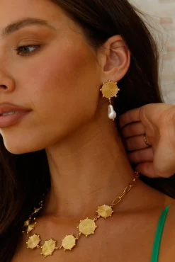18k Gold Plated Gifted With Love Necklace Gold