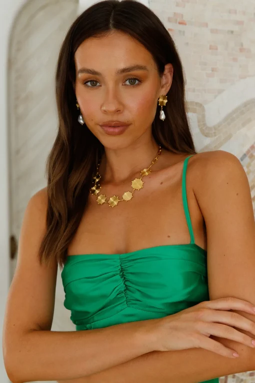 18k Gold Plated Gifted With Love Necklace Gold