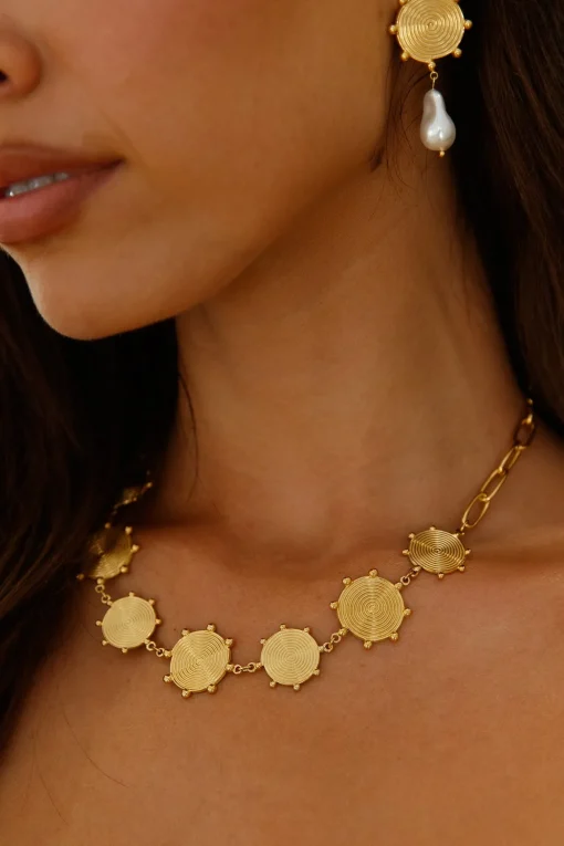 18k Gold Plated Gifted With Love Necklace Gold