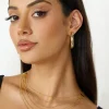 18k Gold Plated Goddess Past Necklace Gold