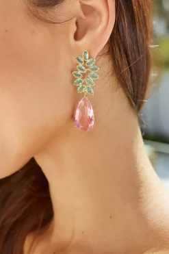 18k Gold Plated Island Treasure Earrings Gold