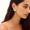 18k Gold Plated Lover Earrings Gold