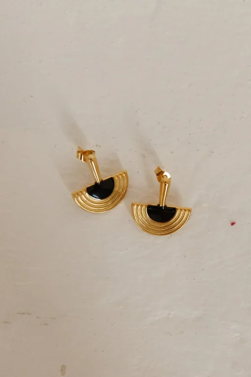 18k Gold Plated Luna Glow Earrings Gold