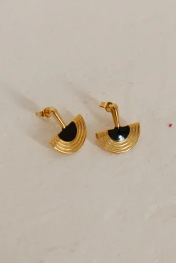 18k Gold Plated Luna Glow Earrings Gold