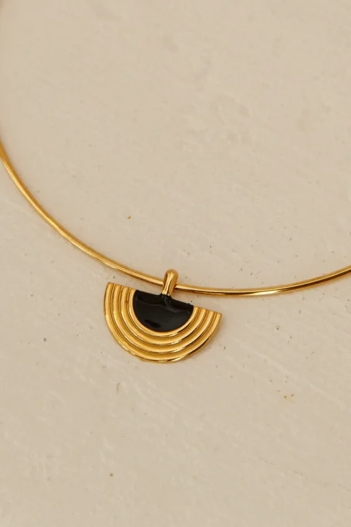 18k Gold Plated Luna Glow Necklace Gold