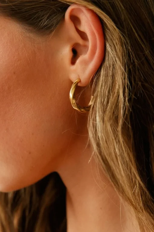 18k Gold Plated Mithriel Earrings Gold