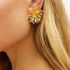 18K Gold Plated On The Glow Earrings Gold