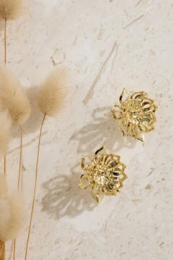 18K Gold Plated On The Glow Earrings Gold