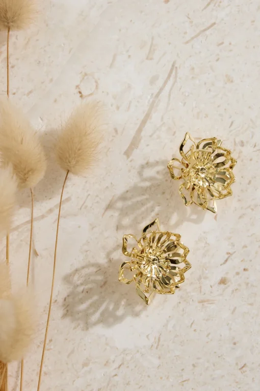 18K Gold Plated On The Glow Earrings Gold