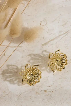 18K Gold Plated On The Glow Earrings Gold