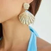 18K Gold Plated Sea Shine Earrings