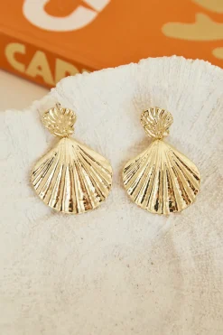 18K Gold Plated Sea Shine Earrings