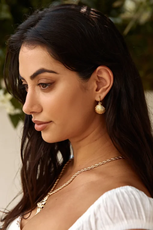 18k Gold Plated Shore Discovery Earrings Gold