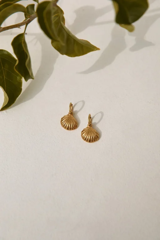 18k Gold Plated Shore Discovery Earrings Gold