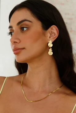 18k Gold Plated Sleek Snake Necklace Gold