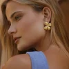 18k Gold Plated Spread Your Wings Earrings Gold