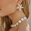 18k Gold Plated Starfish Bloom Earrings Gold