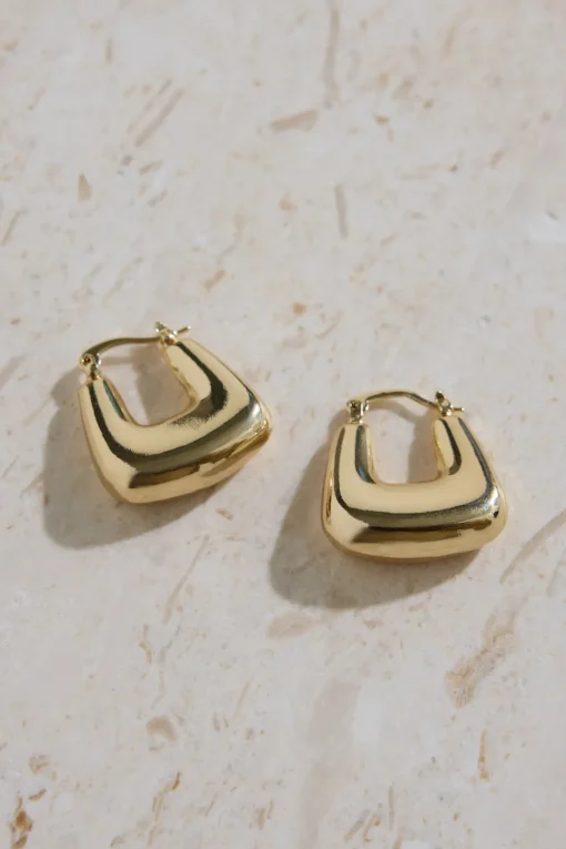 18K Gold Plated The Classics Earrings Gold