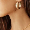 18K Gold Plated True Self Earrings Gold