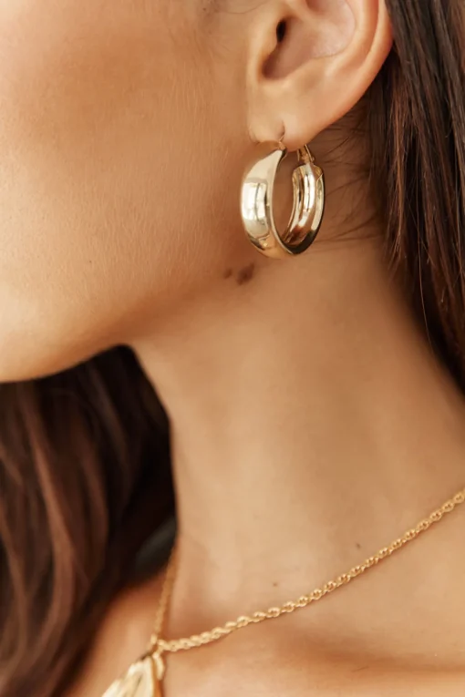 18K Gold Plated True Self Earrings Gold