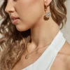 18k Gold Plated Unique Beauty Earrings Gold