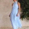 Kiss Me Maxi Dress Blue