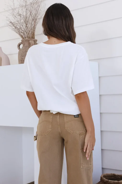LEE High Baggy Carpenter Jeans Organic Tan