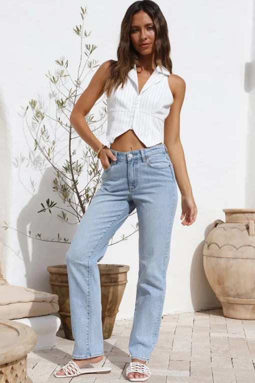 LEE 90s Mid Straight Jean Spinoff Blue