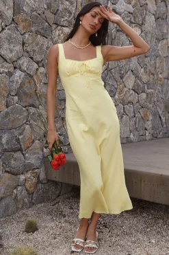 Lemon Squeeze Maxi Dress Yellow