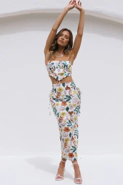 Let's Dance Maxi Skirt Multi