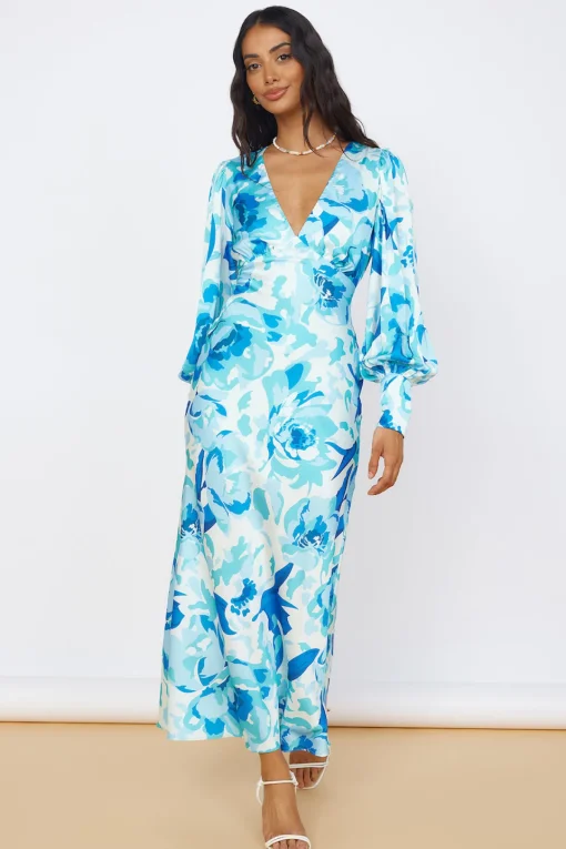 Limitless Possibilities Maxi Dress Blue
